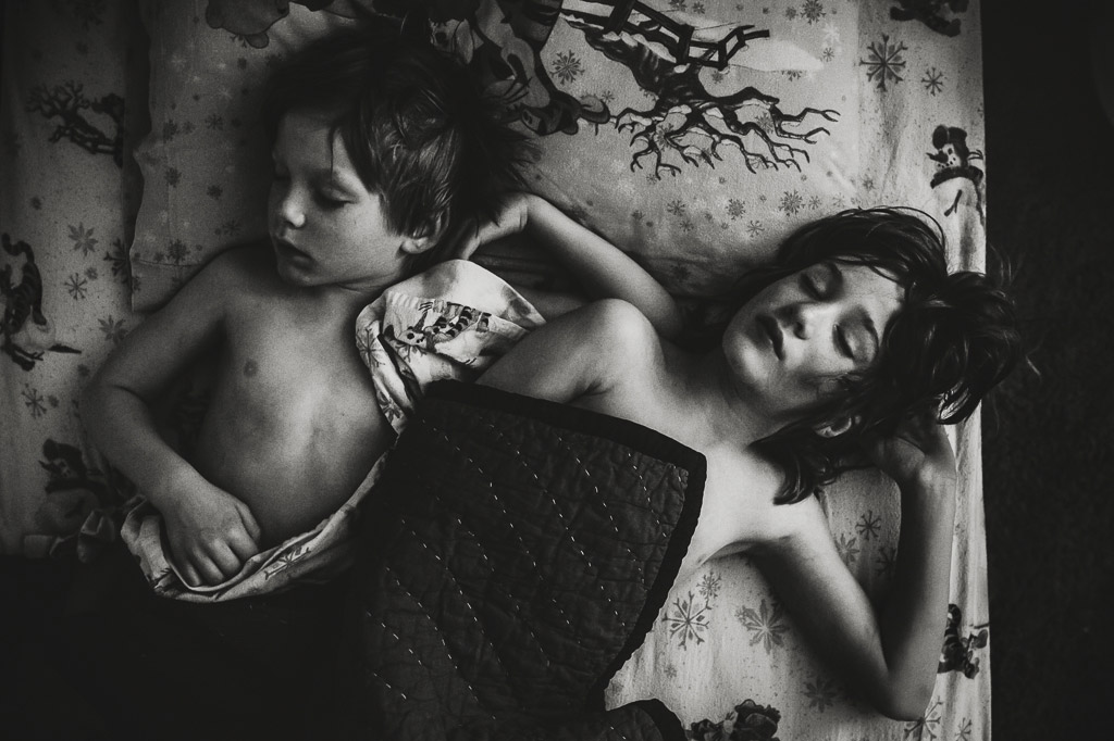 Comfort, © Jennifer Kapala, Canada, 1st Place, B&W Child Photo Competition