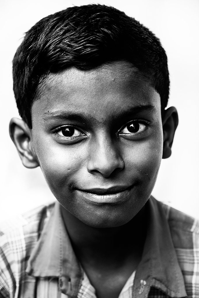 Children From Medaram Tribal Village 5, © Luigi Storto, Italy, B&W Child Photo Contest