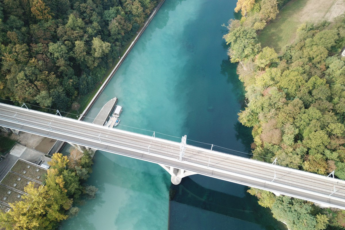Genève Jonction – Partage des eaux, © adriengros, Dronestagram Drone Photography Contest
