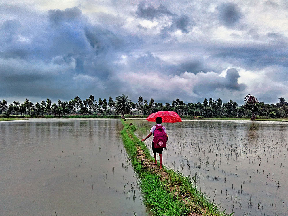 “Journey to school”, © Anindya Phani, Shortlisted, Environmental Photographer of the Year — EPOTY