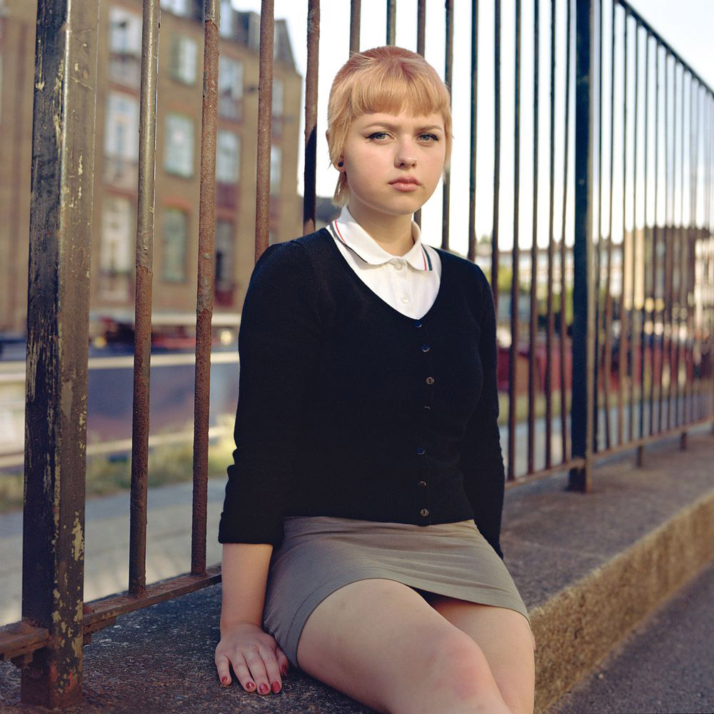 Young Skinhead Girl, London, © Owen Harvey, United Kingdom, 2nd Place Single Image Winner, LensCulture Portrait Awards