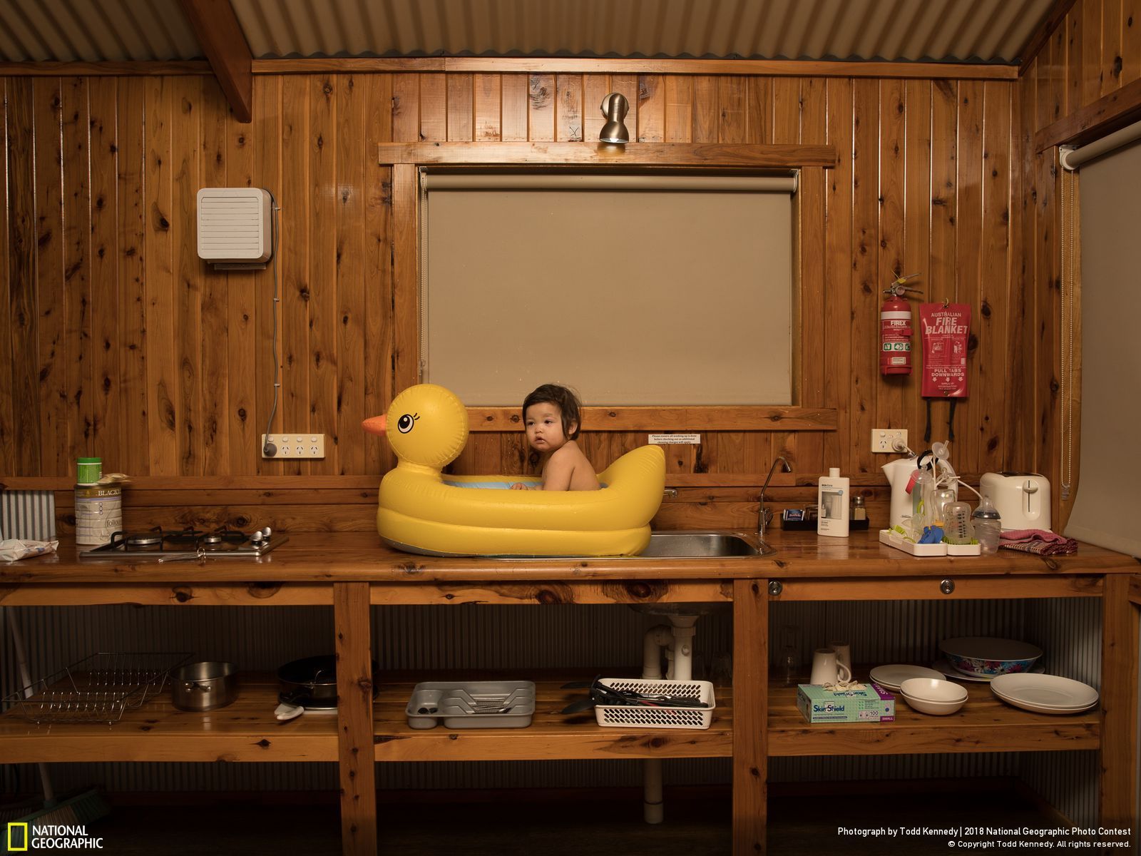 Roadside Motel, © Todd Kennedy, Second Place, People, National Geographic Photo Contest