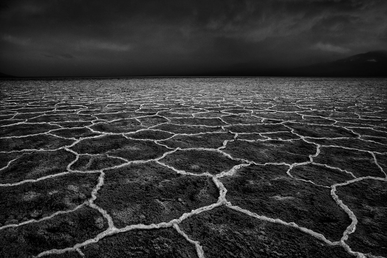 Badwater Basin, © Patricia DINU, 2nd Place, Professional - Landscape and Nature, Zebra Awards - TZIPAC Black and White Photographer of the Year